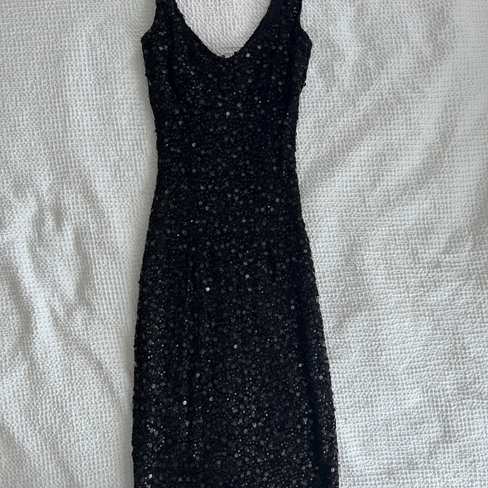 Black cocktail dress